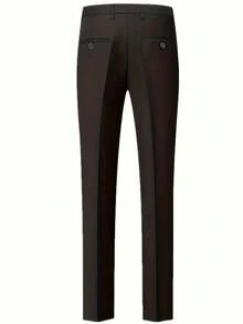 3 PiecesMen's Suit Set: Jacket, Vest, And Trousers, Fashion Formal Wear For Wedding, Party