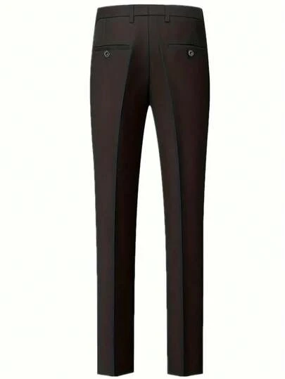3 PiecesMen's Suit Set: Jacket, Vest, And Trousers, Fashion Formal Wear For Wedding, Party