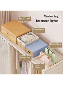 Tủ quần áo phòng ngủ thiết thực và thanh lịch, Giá treo quần áo đứng trên sàn, Giá treo quần áo chắc chắn, Tủ quần áo sang trọng có sức chứa lớn, Tủ cất quần áo dễ lắp ráp, Quần áo, Quần, Tủ cất chăn, Nhiều kích cỡ và kiểu dáng, Sức chứa lớn và dễ lắp ráp - Nhiều màu - Xem 8