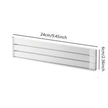1 pieza Soporte magnético para toallas/paños de cocina montado en el lateral del refrigerador, rotatorio y plegable, con múltiples barras de almacenamiento - Multicolor - Ver 9