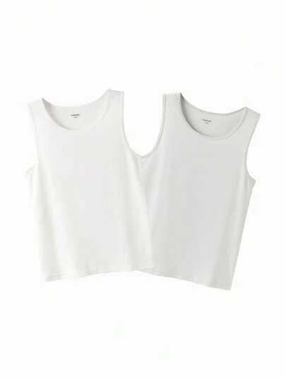 Balabala Kids Vest 2 Packs 2025 Spring Layering Tank Tops Boys & Girls