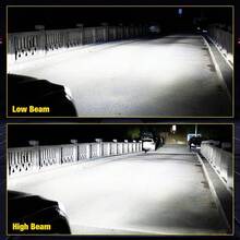 TOAUTO 2 件超亮 LED 汽车前灯和雾灯，35000lm，200W，高强度 6500K 白光，耐用铝制结构，自动四铜管涡轮汽车前灯，兼容 H11 H4 H7 H1 9005 9006 - 白色 - 查看 10