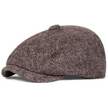 1pc Men's Wavy Brim Newsboy Cap, Outdoor Gentleman Casual Hat Suitable For Spring And Autumn Travel,Summer,Beach,Holiday British Vintage Style Newsboy Cap For Men - Multicolor - View 6