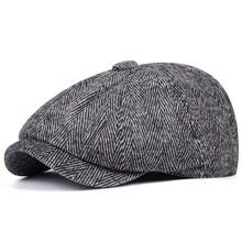 1pc Men's Wavy Brim Newsboy Cap, Outdoor Gentleman Casual Hat Suitable For Spring And Autumn Travel,Summer,Beach,Holiday British Vintage Style Newsboy Cap For Men - Multicolor - View 4