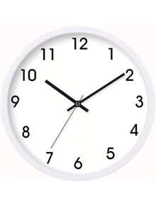 ARISE - Orologio da Parete Decorativo Silenzioso per Soggiorno, Cucina o Camera da Letto - Stile Moderno ed Elegante - Vari Modelli Disponibili - Misure 31 cm / 36 cm - Alimentato da 1 Batteria AA (Non Inclusa) - Bianco - Visualizzare 2