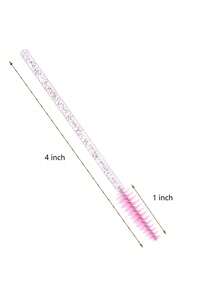 50支/包 一次性水晶睫毛刷，睫毛嫁接化妆刷 - 彩色 - 查看 7