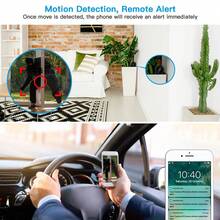 2pcs/Set 1080P HD Smart Camera, Supports Real-Time Video Streaming, Connects Via WiFi, Suitable For Portable Nanny Camera, Baby Monitor And Home Outdoor Pet Monitoring Camera. It Can Be Viewed Remotely Via  Or Android App. - 2 cái/bộ - Xem 3