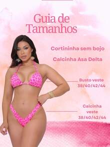 WOMEN'S BIKINI BEACH GLIDING SET - 紫色配豹紋 - 查看 3