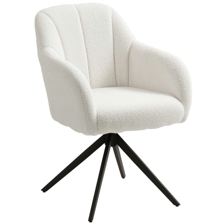 Chaise de bureau - Blanc - Voir 1