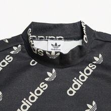 Adidas Gaun Mini Lengan Panjang Slim Fit Minimalis Elegan Modis HM4892 - Hitam - View 2