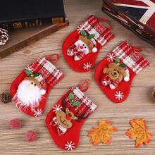 1/4 Pieces Set, Christmas Decoration Gift Socks, Santa Claus Socks, Christmas Tree Pendant, 3D Reindeer Snowman Santa Claus Christmas Socks, Suitable For Holiday Party Decoration, Christmas Gift Bags, Christmas Tree Decoration Pendant (Some Pattern Positions Are Random) Home Decor Christmas Decorations Room Decor Winter