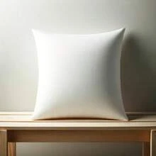 S18 X 18 Inches Pillow Inserts Set Of 6 Hypoallergenic Brushed Microfiber Liner Down Alternative Filled Square Cushion Throw Pillow - trắng - Xem 2