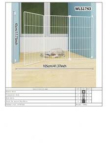 Pet Gate Fence Isolation Door Barrier Dog Fence Blocking Board Anti-Dog Indoor Dog Barrier Stair Railing Teddy Fence - Multicolor - View 20