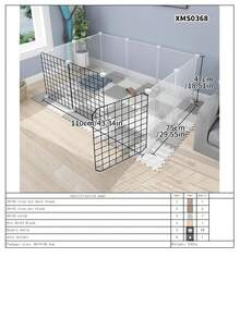 Pagar Hewan Kecil, Kandang Kucing, Anak Kucing, Anak Anjing, Anjing, Kelinci, Guinea Pig, Jaring Penghalang Anti-Kabur - MultiWarna - View 18