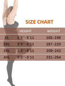 2/3 piezas de pantimedias cómodas y holgadas para mujer, talla grande 80D, medias de mujer, leggings versátiles para otoño e invierno. - Negro - Ver 5