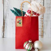300pcs/Roll Christmas Gift Tags Stickers, Christmas Gift Labels Roll, Holiday Thank You Decorative Labels, Suitable For Holiday Gifts, Gift Tags - (ZB38) - Multicolor - View 2