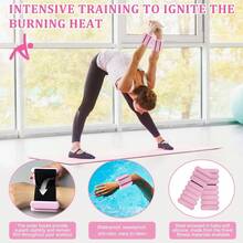 Set di 2 pesi da caviglia regolabili (1 libbra per ogni set). Il peso aumenta l'intensità di allenamento per polsi e caviglie di uomini e donne. Il peso sui polsi aumenta l'intensità di allenamento per yoga, pilates, esercizi aerobici, nuoto e trekking. - Multicolore - Visualizzare 2