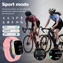 1pc Unisex Silicone Strap Smart Watch With Calling, Pedometer, Calorie Tracking, SMS Notification, Multi-Function For Android And IOS Smartphones - Multicolor - View 6