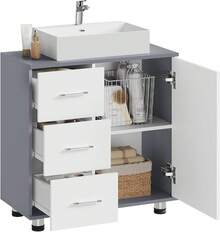 Bath Sets - White+Gray - View 8