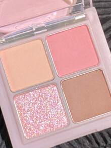 Rom&nd Better Than Eyes Eyeshadow Palette W03 Dry Strawberry, Basic Eyeshadow Palette, 4 Colors Daily Natural Tones, Velvet Texture, Easy To Blend, Vibrant Color, Matte And Shimmer Dual Finish, High Color Payoff, Long-Lasting, Korean Cosmetics, Gift Set - W03 Dâu tây khô - Xem 6