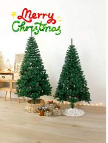 1棵60厘米人造迷你圣诞树 - 蓬松针叶圣诞树，家居节日装饰，节日场景布置，人造植物装饰，家居装饰，圣诞装饰，房间装饰 - 綠色 - 查看 2