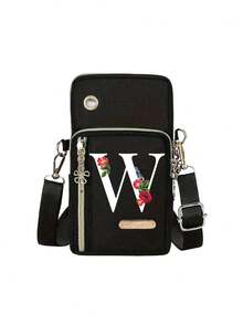 Bolso de teléfono para mujer, mini bolso bandolera, monedero vertical, brazalete deportivo/muñequera para correr, mini bolso bandolera casual para teléfono con orificio para auriculares, adecuado para damas de oficina elegantes, estudiantes universitarias, empresarios, viajeros, trabajadores de oficina, gran regalo para aniversario, parejas, cumpleaños, San Valentín, Navidad, Acción de Gracias, Día del Maestro - Multicolor - Ver 18