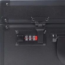 For Hair Clippers Barber Suitcase Travel Carrying Case Salon Tools Storage Box - Black - View 3