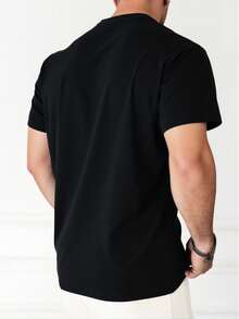 Playera Cuello Redondo Unitalla Ken - Negro - Ver 2