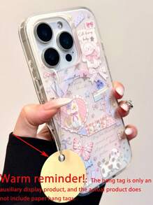Y2k Cartoon Cute Bow Cat Dog Magnetic Phone Case Compatible With IPhone 16 15 14 13 Pro Max Kawaii Women Shockproof Bumper Cover Waterproof Anti-Fall Scratch Resistant