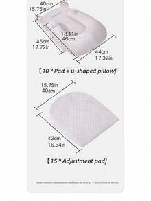 3pcs Infant Anti-Spit Milk Inclined Pillow, Breathable Newborn Baby Anti-Choking Milk Overflow Lying Feeding Sleep Mat, All Season - Multicolor - View 8
