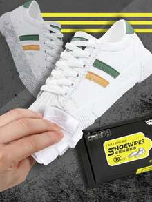 Daily Cleaning Shoe Wipes, No-Rinse Dirt Removal Wet Wipes For White Sneakers