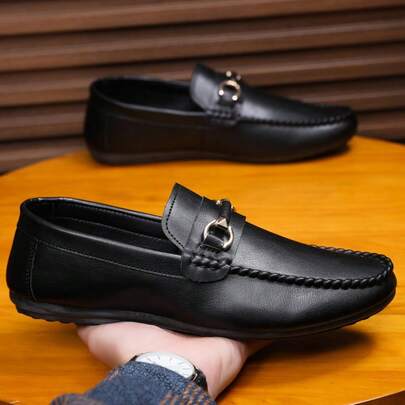 Mocassini da uomo, scarpe casual versatili, nuovi mocassini penny, scarpe da barca slip-on, scarpe sciatte, scarpe in pelle da barca, scarpe casual pi