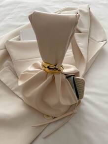 女士褶皱手提包、时尚手拿包