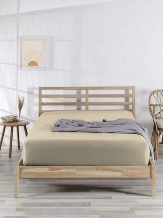 100 % bomullsjersey med resår | Enkla och dubbla storlekar | Finns från 100x200+30 till 200x200+30 cm