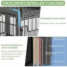 Organizador de Fregadero De , Organizador de Debajo del Fregadero Ajustable, Estante Almacenamiento Bajo el Fregadero Acero Inoxidable, Ideal Para Fregaderos, Armarios, Cocinas o Baños - Negro - Ver 4