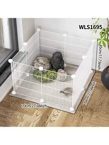 Pet Fence Turtle Anti-Escape Net, No Drilling Required, Removable Balcony Tortoise Enclosure Barrier Fence - Multicolor - View 12
