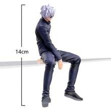 2Pcs JJK Figures Geto Suguru Figure JJKGojos Sitting Figure Statue JJK Geto Suguru Action Figure Desktop Figurine 5.51IN - Geto 白襯衫 - 查看 8
