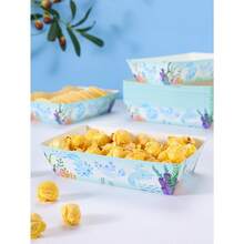 Set Piring, Gelas, Kotak Popcorn, dan Wadah Makanan Sekali Pakai Motif Axolotl Biru, Perlengkapan Pesta Cocok untuk 24 Tamu, Set Peralatan Makan Pesta Piring Kertas Sekali Pakai untuk Ulang Tahun, Pernikahan, Pesta, dan Piknik Keluarga - Beraneka warna - View 8