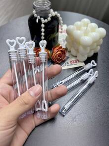 60/48/24/12支装迷你手动泡泡棒，手动泡泡吹气器，散装泡泡棒，白色和金色泡泡棒，婚礼，嘉年华奖品，派对礼品，感恩节，节日派对氛围营造，不含泡泡液（不含泡泡液） - 彩色 - 查看 7