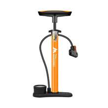 Bomba de bicicleta con manómetro, inflador multifuncional para bicicletas y automóviles, 160 psi, con manómetro de alta presión y bomba de aire con boquilla 3 en 1