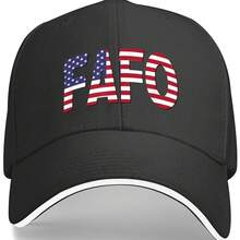 Men's American Flag Baseball Cap - Black Mesh Trucker Hat With Adjustable Buckle, Breathable Lightweight Design, Patriotic Stars & Stripes  Lettering For Casual Outdoor Sports - màu đen - Xem 1
