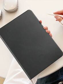 360° Rotatable Leather Tablet Case, Suitable For 7th, 8th (10.2-Inch), 10th (A16) 2024, 11-Inch Air (M2) 2024, 11-Inch Pro (M4) 2024, 11-Inch Air (M3) 2025. 360° Rotatable 3-Angle Stable Stand, High-Quality PU Leather Texture, Soft Edge Full Wrap Anti-Fall, Honeycomb Cooling Back Cover, Magnetic Sleep/Wake, No Pen Slot, Minimalist Casual Business - Black - View 2