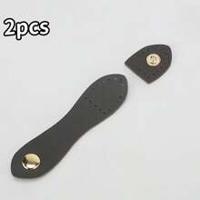 1/2/3/4/6pcs DIY Handmade Bag Leather Buckle Folding Sewing Accessories, Crochet/Wallet/Handbag Making Metal Buckle