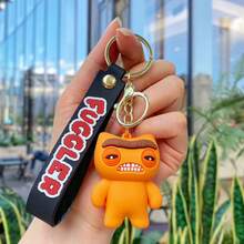 1 件时尚可爱尖牙怪兽钥匙扣、Fugglers 毛绒娃娃吊坠、汽车/包包钥匙扣、小礼物 - 彩色 - 查看 6