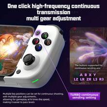 D3S 无线拉伸游戏控制器带 3D 霍尔操纵杆适用于 PC/Switch/Android/IOS 吃鸡游戏手柄 - 彩色 - 查看 8
