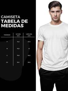 Men's 100% Cotton T-Shirt With Guitar Print - Putih - View 6