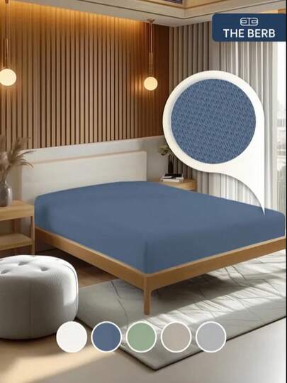 100% Cotton Knit Fitted Sheet | Single & Double Size | Breathable & Soft | 100x200+30 / 120x200+30 / 160x200+30 / 180x200+30 / 200x200+30 Cm | MADE IN TURKEY