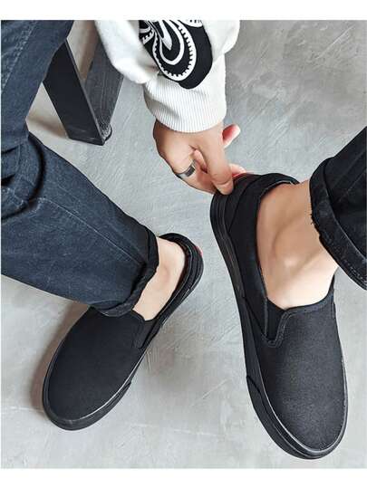 Zapatillas unisex de lona con diseño de malla transpirable, talals 22- 28 mx caballero ideales para un estilo deportivo y casual. Perfectas para parejas, estas zapatillas destacan por su ligereza y elegancia, además de contar con una suela antideslizante en cada paso.  Deportivo    Tela    Empalme    casual  Casa
