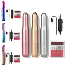 Professional Electric Nail Drill Kit, Nail File Drill Set, Nail Trimming Kit, Home And Salon Use Nail File Set, Nail Polishing And Buffing Tools, Suitable For Girls, Women And Doctors - Multicolor - View 5