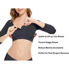 Arm Shaper Compression Sleeves For Post Surgery Support - Black-middle Sleeves - View 6